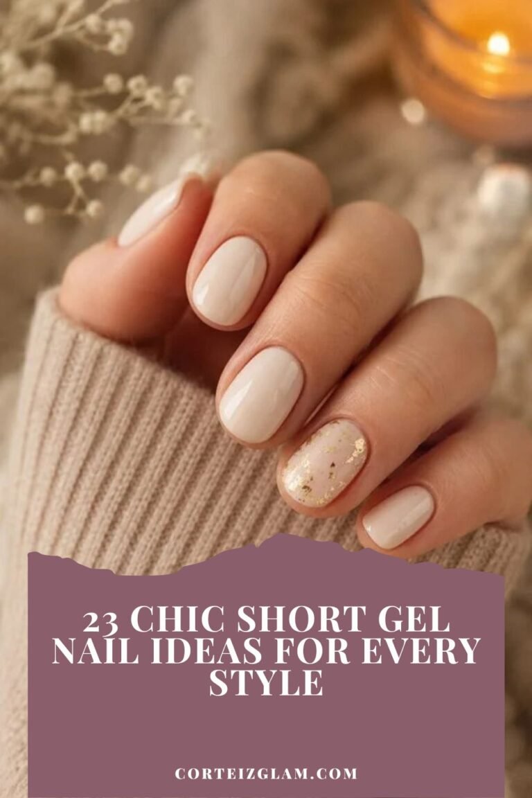 23 Chic Short Gel Nail Ideas for Every Style