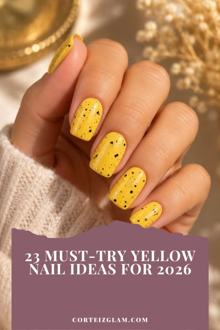 23 Must-Try Yellow Nail Ideas for 2026