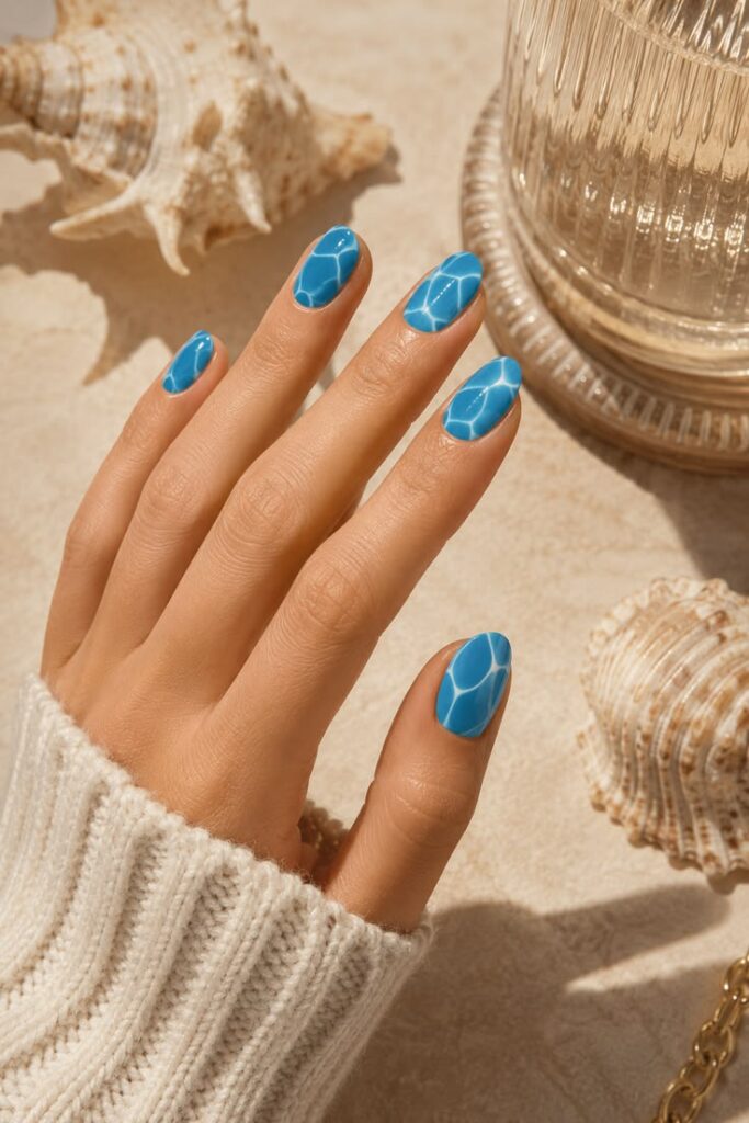 Bold Patriotic Mix-and-Match With Almond Shape and Star Accents