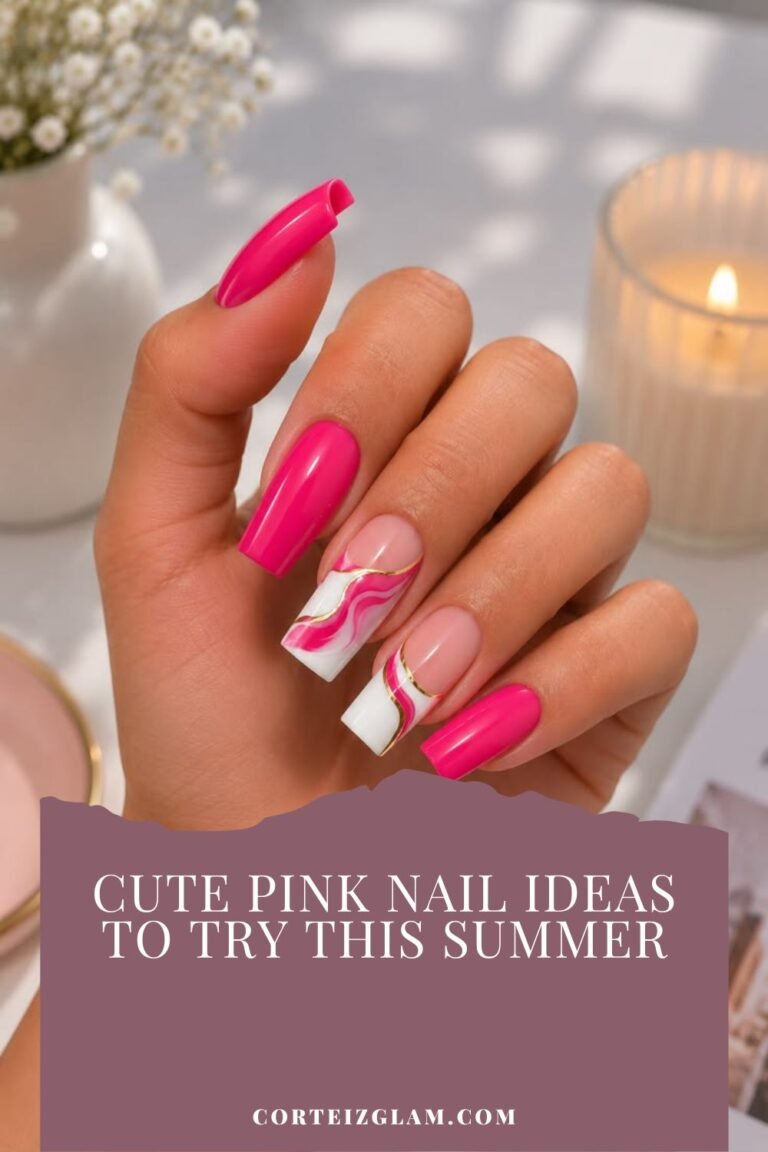 Cute Pink Nail Ideas to Try This Summer