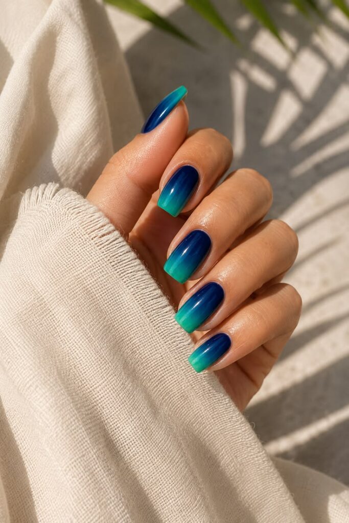 Deep Ocean Teal Fade for Bold Summer Nights