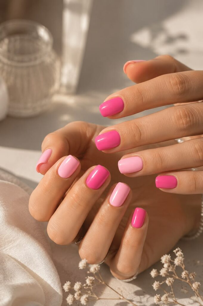 Hot Pink and Baby Pink Two-Tone That Feels Like a Summer Crush