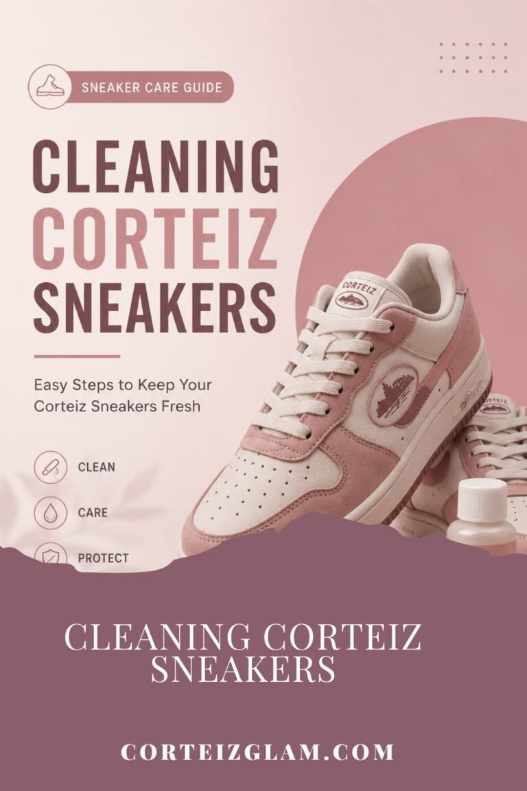 Cleaning Corteiz sneakers with a simple step-by-step care guide.