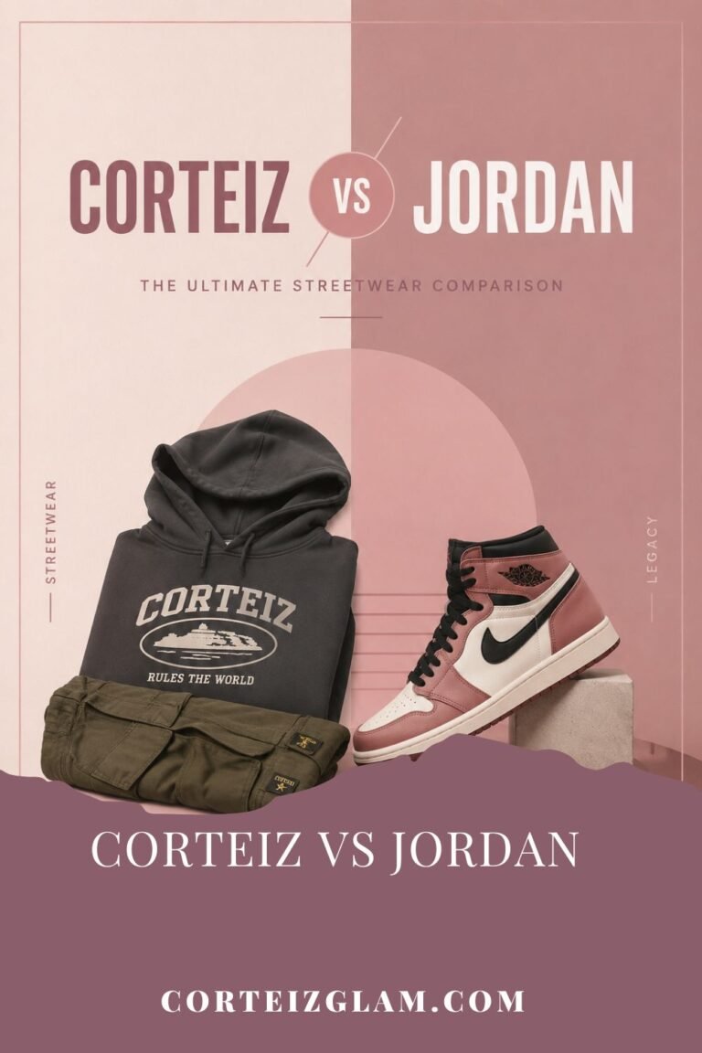 Corteiz vs Jordan streetwear comparison.