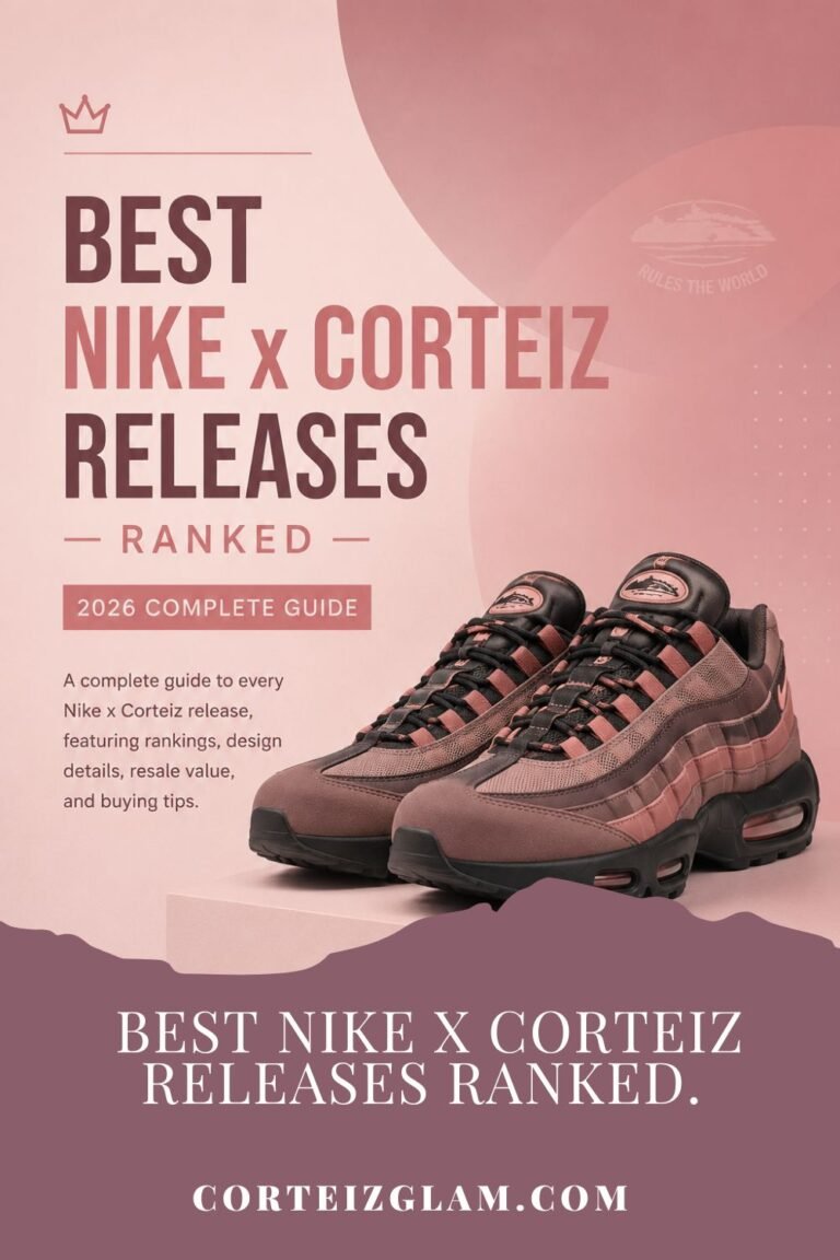 Best Nike x Corteiz Releases 2026 featuring Nike Air Max 95 sneakers.