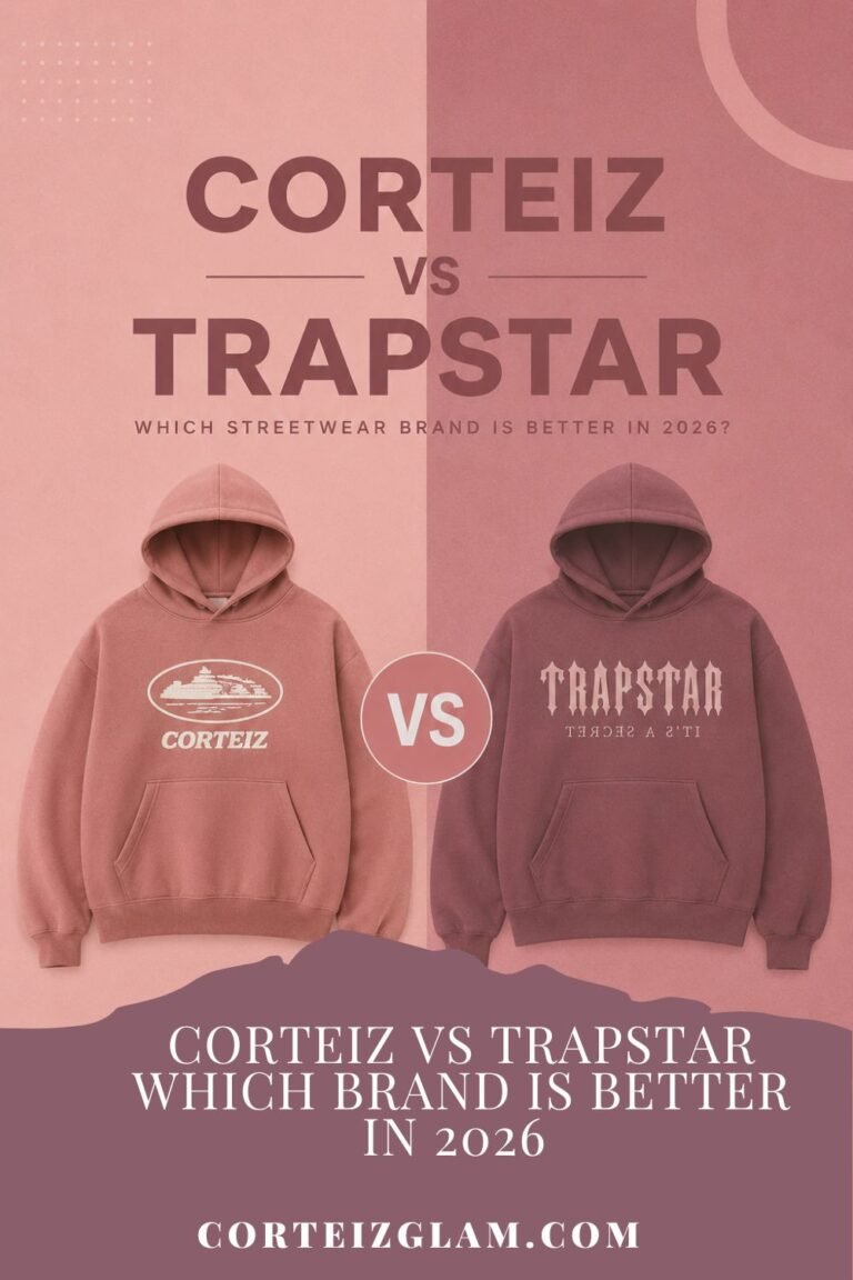Corteiz vs Trapstar minimalist streetwear brand comparison feature image.