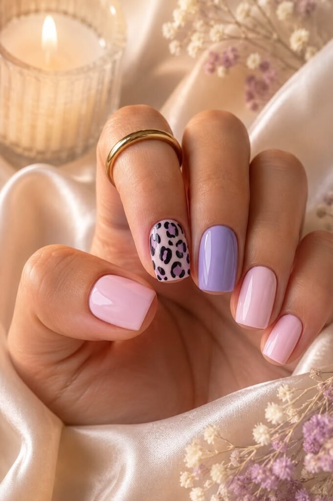 Retro Red Polka Dot French Nails