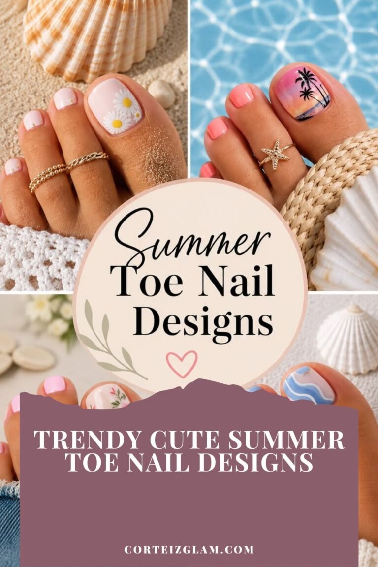 Trendy Cute Summer Toe Nail Designs