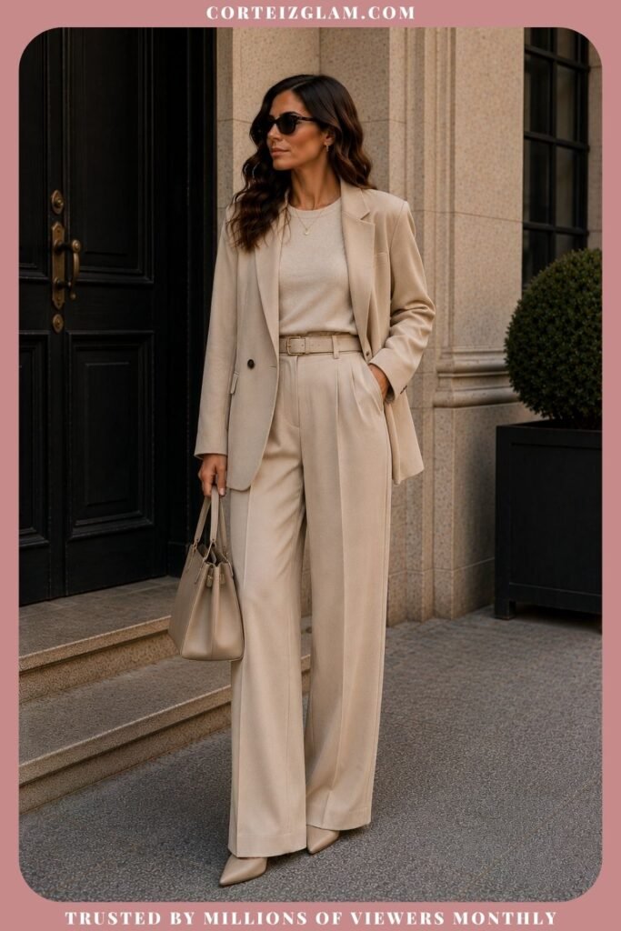 Monochrome Beige Outfit